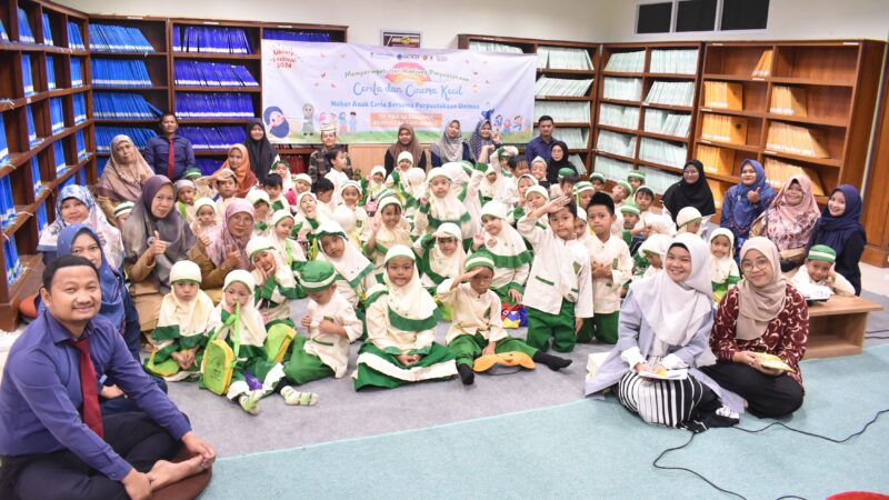 Rayakan Hari Kunjung Perpustakaan, Perpustakaan Unimus Adakan Storytelling dan Nobar Film Anak Bersama TK ABA 42 Semarang