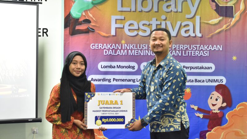 “Si Lumi” Menjadi Maskot Baru Perpustakaan, Karya Mahasiswa S1 Pendidikan Kimia Unimus