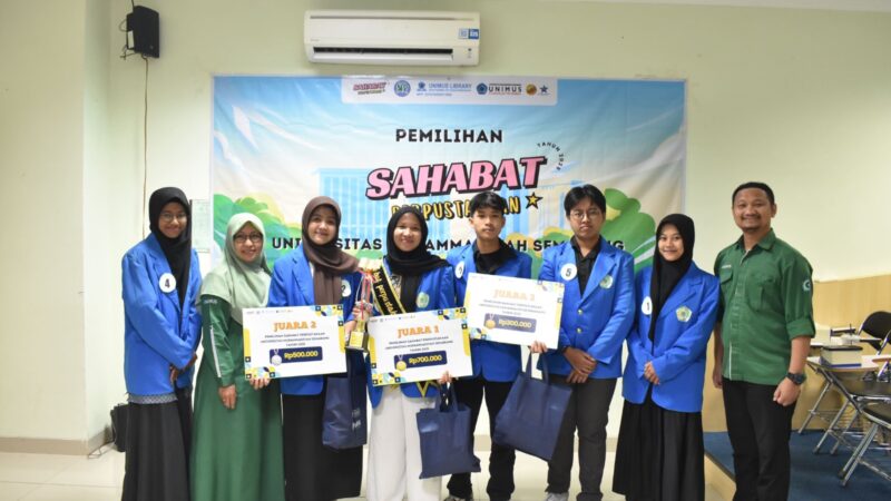 Lomba Debat Warnai Pemilihan Sahabat Perpustakaan UNIMUS 2025