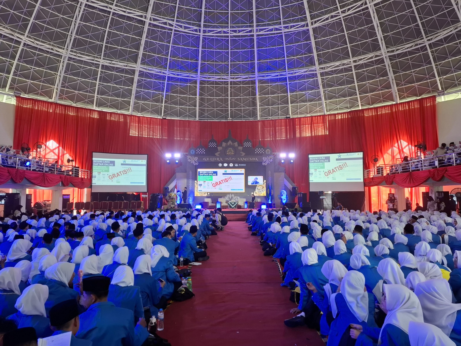 User Education Perpustakaan Sambut Mahasiswa Baru UNIMUS di Hari Pertama MASTA 2025