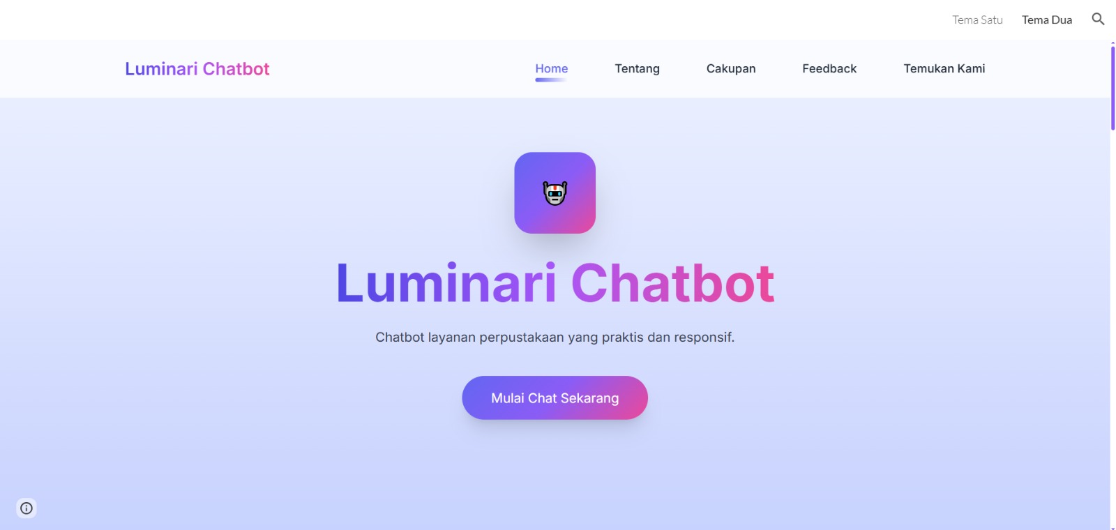 Mahasiswa Job Training UNDIP Kembangkan Luminari Chatbot untuk Tingkatkan Layanan Digital Perpustakaan UNIMUS